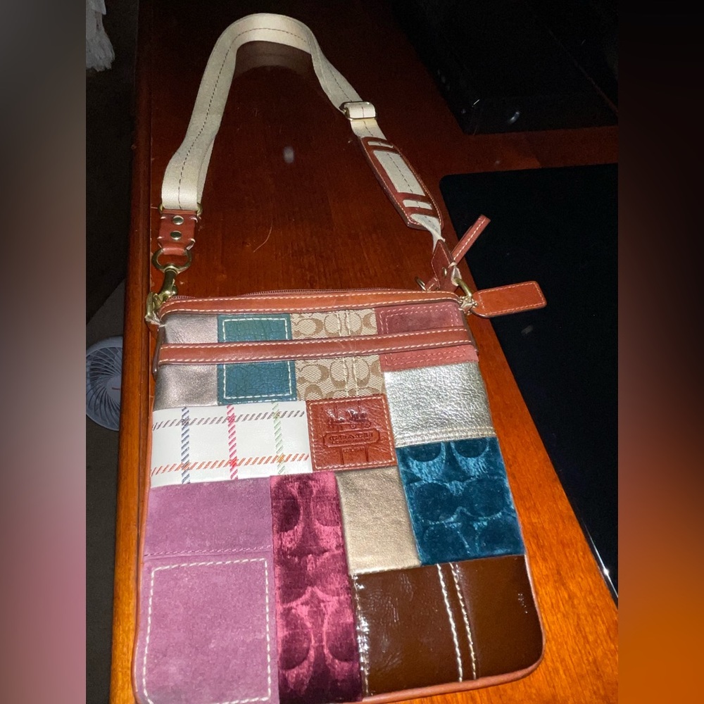 Coach patchwork crossbody bag 👜